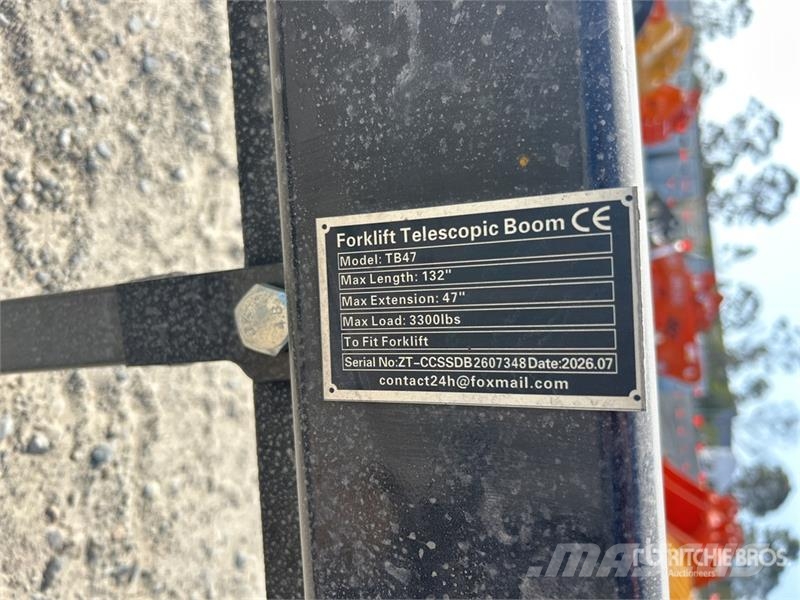 GIYI GY-TB47 132 in 3300 lb Forklift Telescopic Bo Запчасти для складской техники