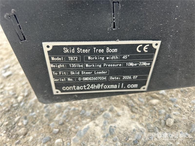 GIYI GY-TB72 Skid Steer Tree Boom Skid Steer Boom Drugi deli