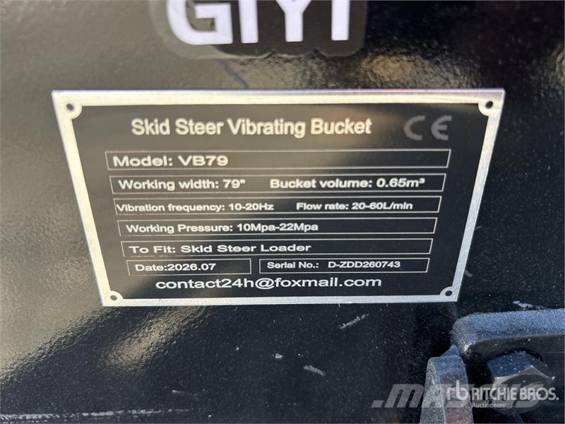 GIYI GY-VB79 79 in Vibrating (Unused) Screening buckets