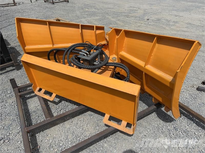 GIYI GY-VSB74 74 in V-Shaped Skid Steer Snow Blade Снежные отвалы и плуги