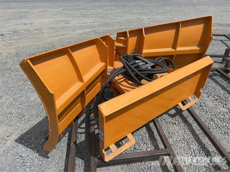  GIYI GY-VSB74 74 in V-Shaped Skid Steer Snow Blade Снежные отвалы и плуги