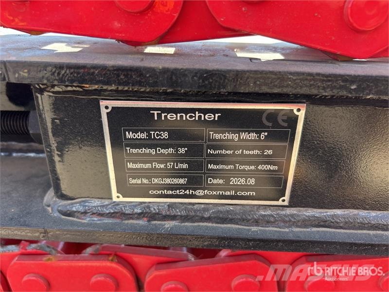 GIYI GY-Y D380 Skid Steer Trencher (Unused) Trenchers