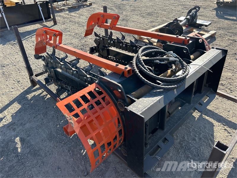  GIYI Skid Steer Trencher (Unused) ماكينات حفر خنادق