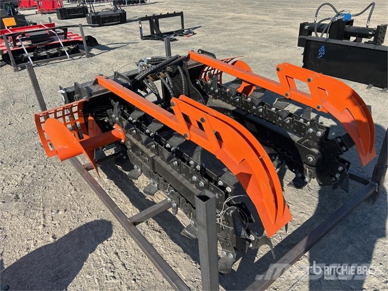  GIYI Skid Steer Trencher (Unused) ماكينات حفر خنادق