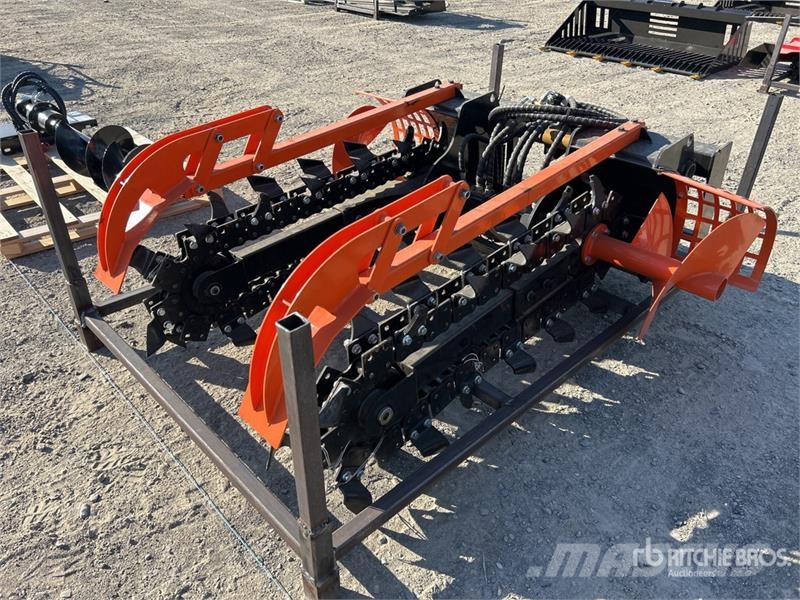  GIYI Skid Steer Trencher (Unused) ماكينات حفر خنادق