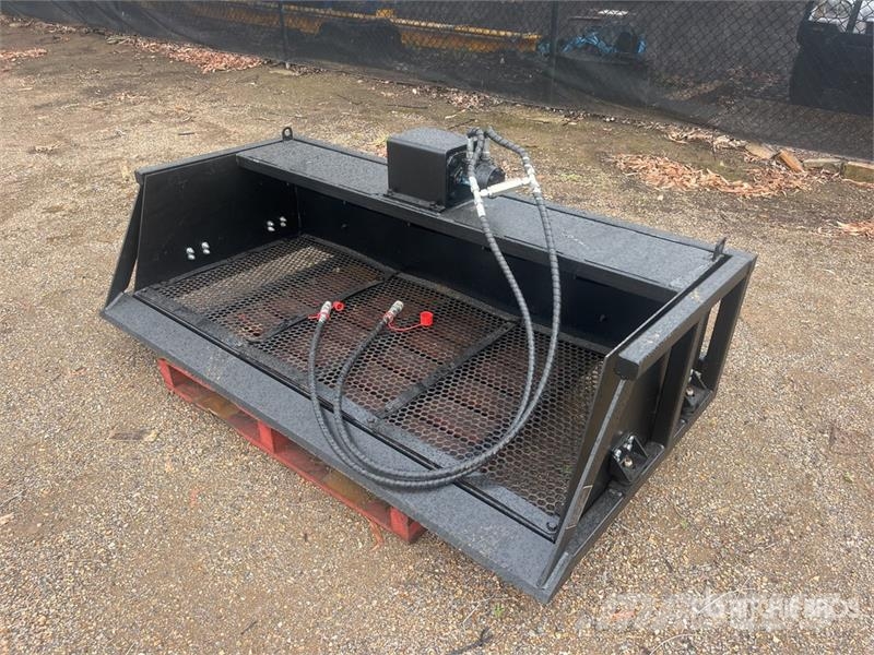  GIYI VB59 2000 mm Vibrating Skid Steer Bucket (Unu دلاء