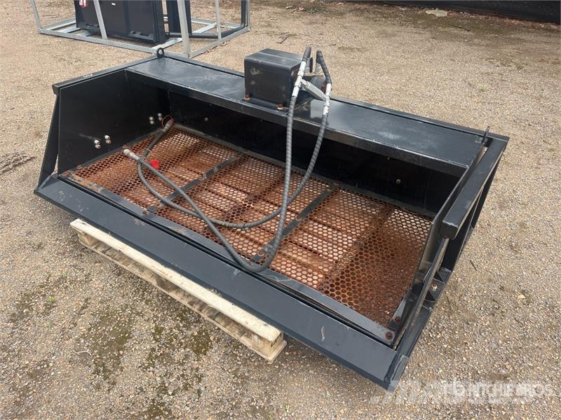  GIYI VB59 2000 mm Vibrating Skid Steer Bucket (Unu Buckets