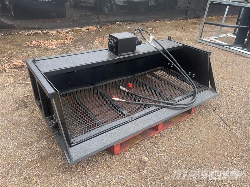  GIYI VB59 2000 mm Vibrating Skid Steer Bucket (Unu دلاء