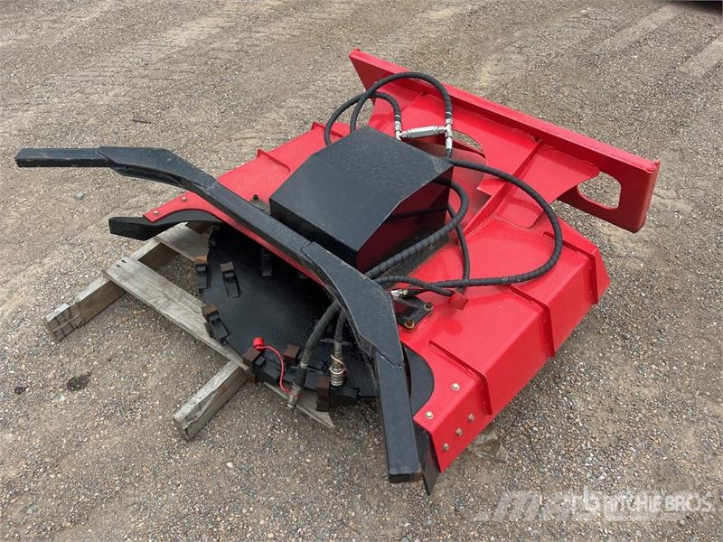  GIYI X-DM43 1100 mm Skid Steer Mulcher ماكينات تقطيع أخشاب الحراجة
