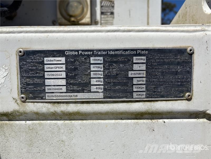 Globe Power GP65K Urban S/A, Solar Powered Light Tower أبراج خفيفة
