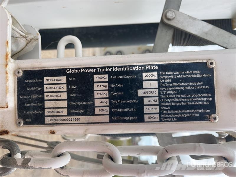Globe Power Metro GP43K Solar Light Tower (Inoperable) Svetlobni stolpi