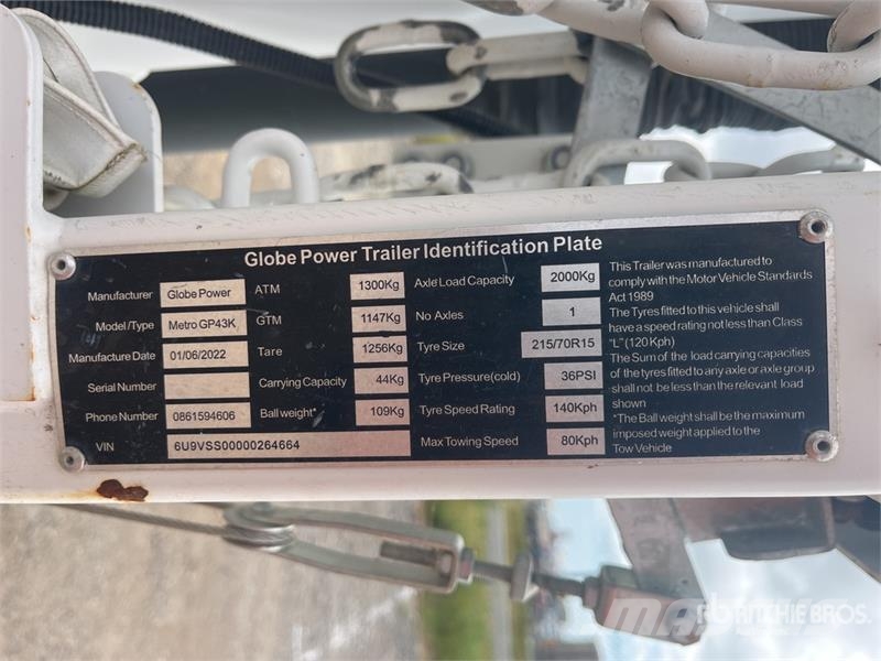 Globe Power Metro GP43K Solar Light Tower (Inoperable) Осветительные установки