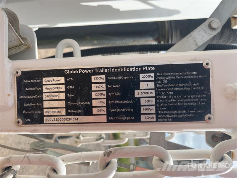 Globe Power Metro GP43K Solar Light Tower (Inoperable) Rasvetni stubovi
