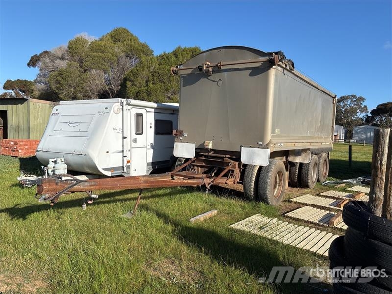  Hamelex White 5.9 m Super Dog End Dump Trailer Kallur-haagised