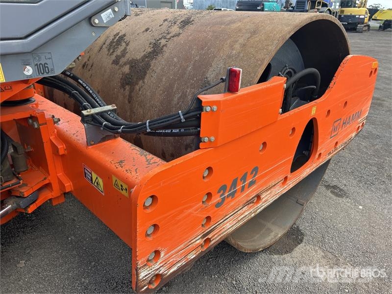 Hamm 3412 HT Smooth Drum Compactor Walzenzüge