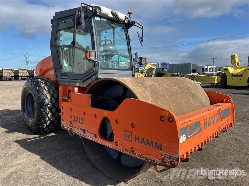 Hamm 3412 HT Smooth Drum Compactor Walzenzüge