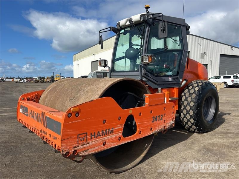Hamm 3412 HT Smooth Drum Compactor Walzenzüge