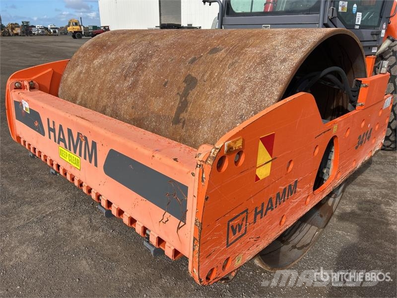 Hamm 3414 Smooth Drum Compactor 單輪滾壓機