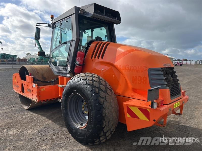 Hamm 3414 Smooth Drum Compactor 單輪滾壓機