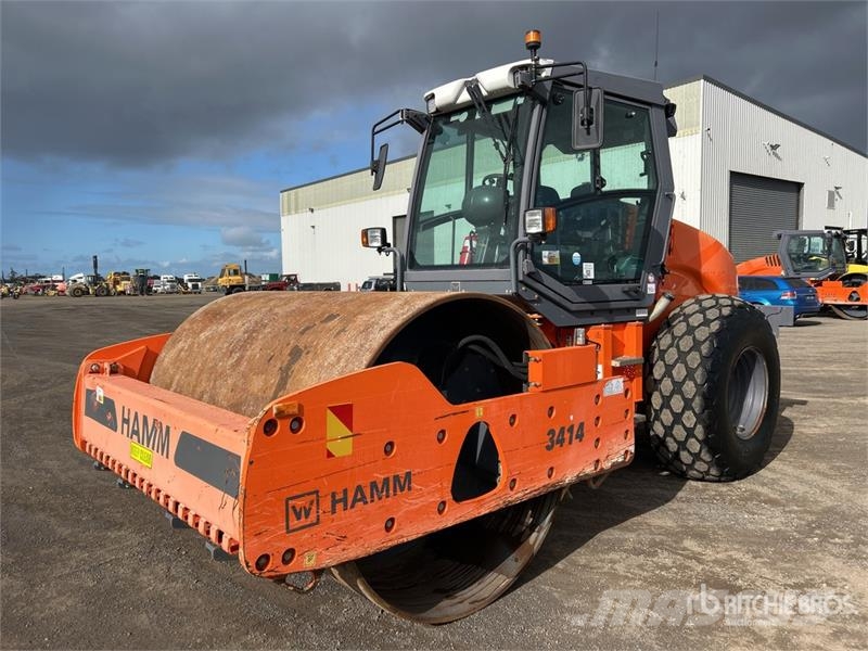 Hamm 3414 Smooth Drum Compactor 單輪滾壓機