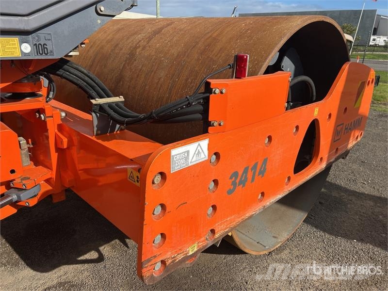 Hamm 3414 Smooth Drum Compactor 單輪滾壓機