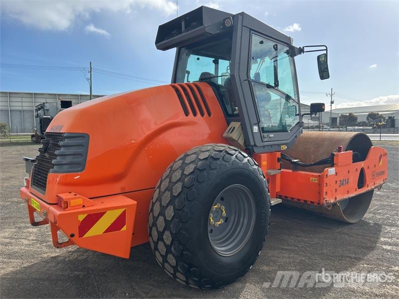 Hamm 3414 Smooth Drum Compactor 單輪滾壓機