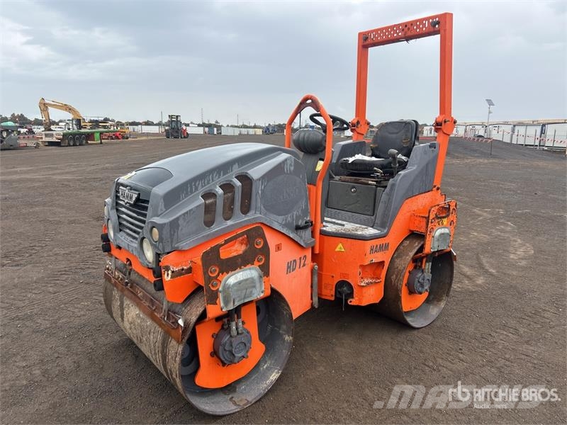 Hamm HD12VV Double Drum Roller Rodillos de doble tambor