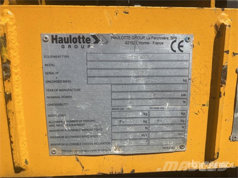 Haulotte Optimum 8AC Electric Scissor Lift رافعات مقصية الشكل