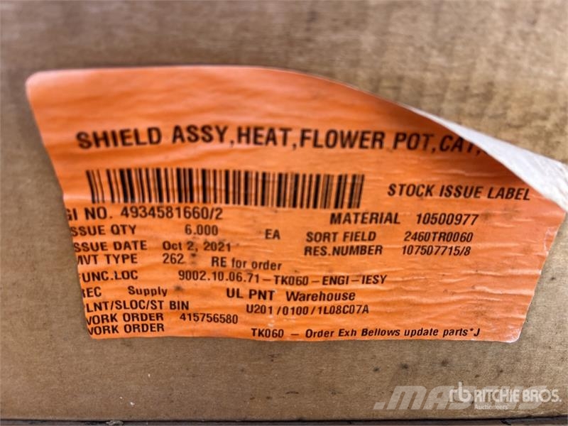 Heat Shields, Glass Windows To Suit AD55 AD60, Ten Other components