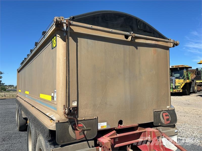 Hercules 7.3 m Quad Dog End Dump Trailer Самоскиди