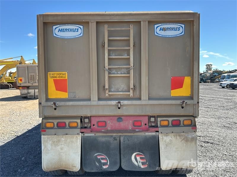 Hercules 7.3 m Quad Dog End Dump Trailer Самоскиди