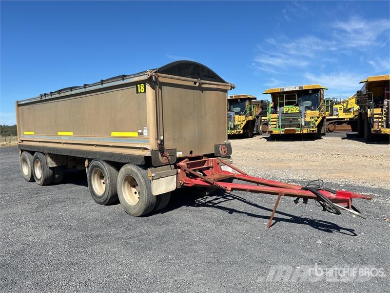 Hercules 7.3 m Quad Dog End Dump Trailer Самоскиди