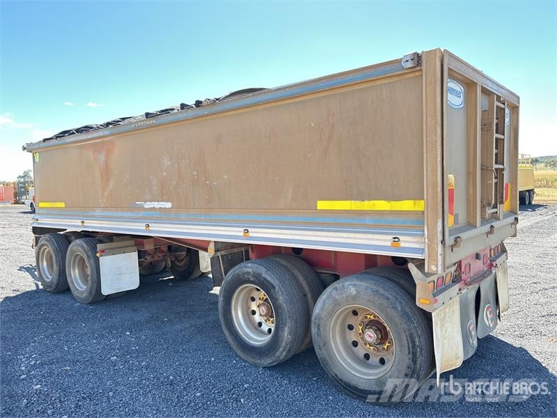 Hercules 7.3 m Quad Dog End Dump Trailer Самоскиди
