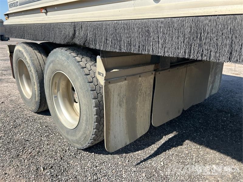 Hercules 8.2 m Quad Dog Drawbar End Dump Trailer Bañeras