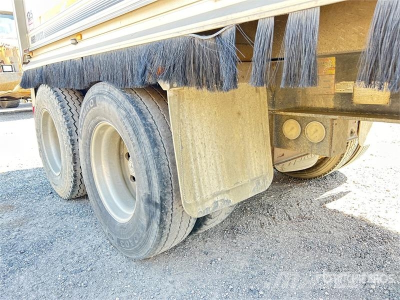 Hercules 8.2 m Quad Dog Drawbar End Dump Trailer Bañeras