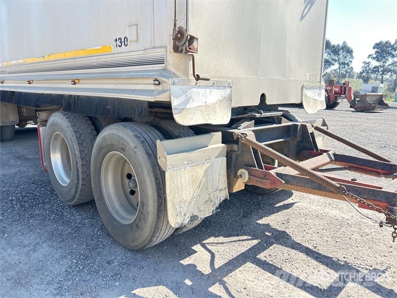 Hercules 8.2 m Quad Dog Drawbar End Dump Trailer Bañeras
