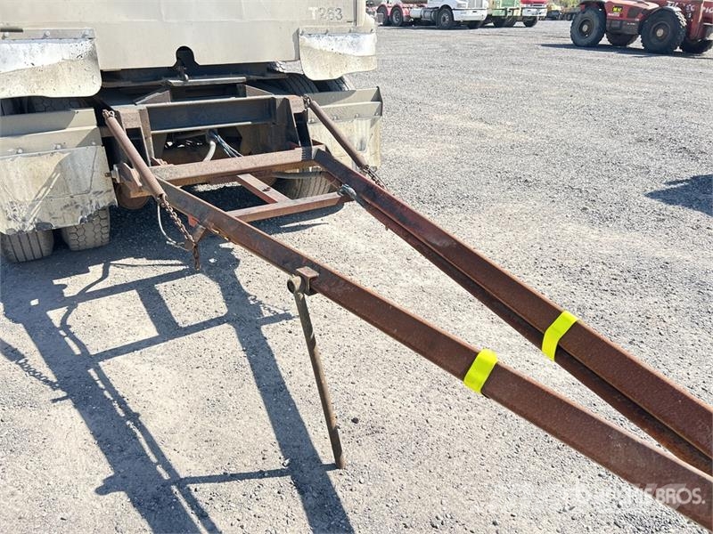 Hercules 8.2 m Quad Dog Drawbar End Dump Trailer Bañeras
