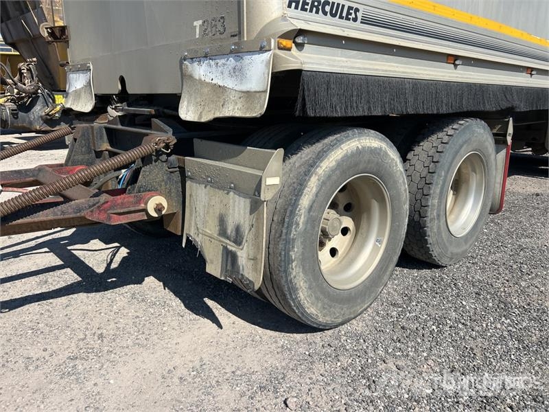 Hercules 8.2 m Quad Dog Drawbar End Dump Trailer Bañeras