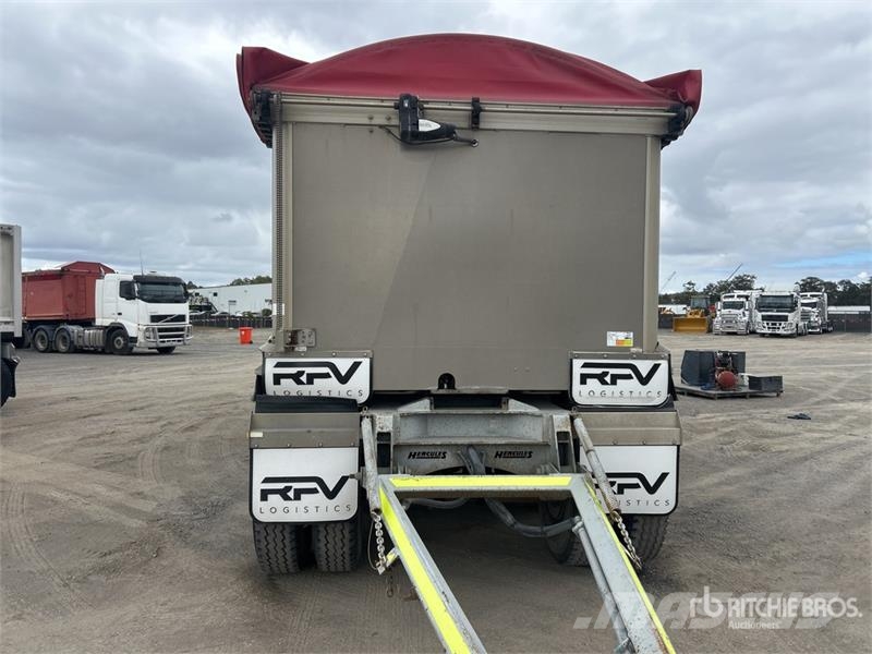 Hercules 8 m Quad Dog End Dump Trailer Sora- ja kippiperävaunut