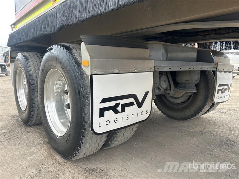 Hercules 8 m Quad Dog End Dump Trailer Sora- ja kippiperävaunut
