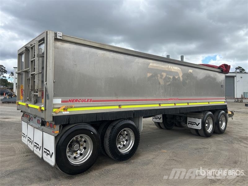 Hercules 8 m Quad Dog End Dump Trailer Sora- ja kippiperävaunut