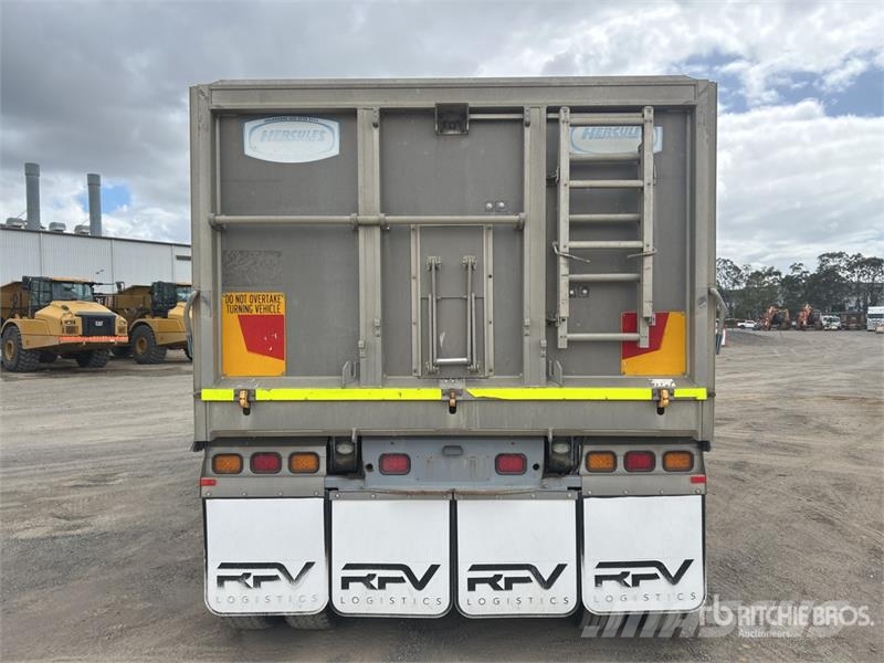 Hercules 8 m Quad Dog End Dump Trailer Sora- ja kippiperävaunut
