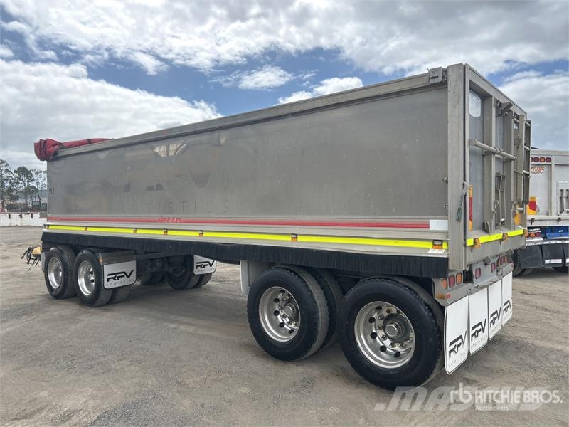 Hercules 8 m Quad Dog End Dump Trailer Sora- ja kippiperävaunut