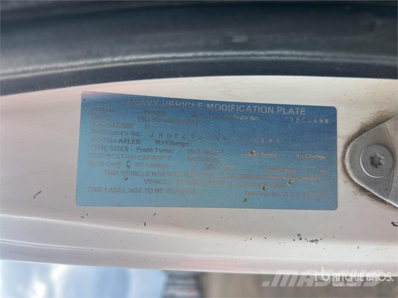 Hino 500 FC 1022 4x2 Lugger Truck Muud veokid