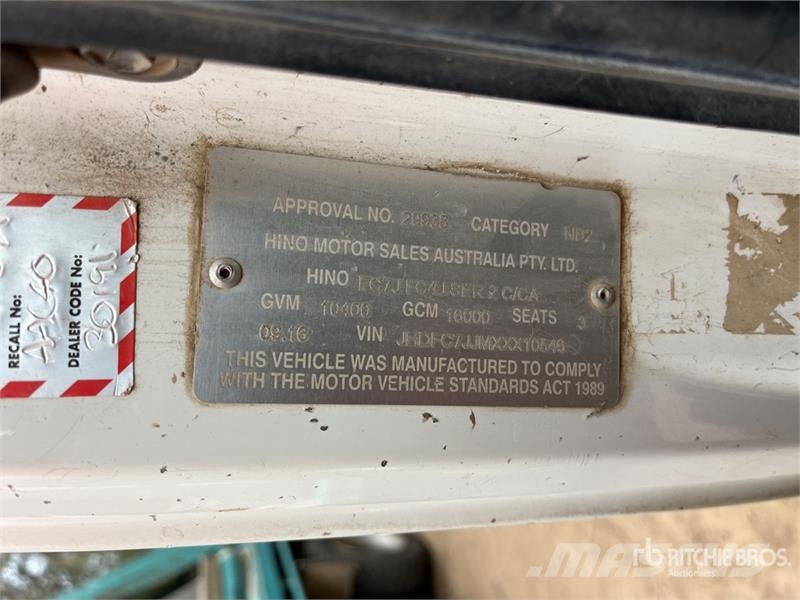 Hino 500 FC 1022 4x2 Lugger Truck Muud veokid