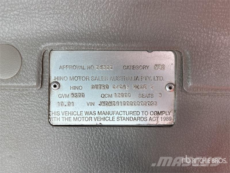 Hino Dutro 4x2 Refrigerated Truck Chladírenské nákladní vozy