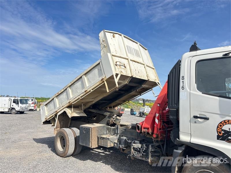 Hino FC4J 4x2 Dump Truck with Crane Automobiliniai kranai