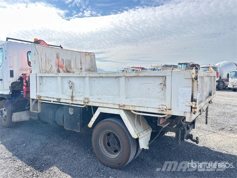 Hino FC4J 4x2 Dump Truck with Crane Automobiliniai kranai