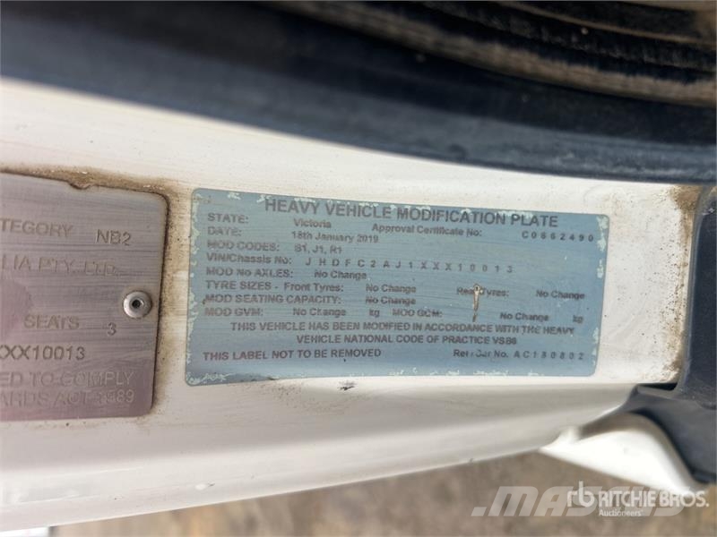 Hino FC500 1124 4x2 Lugger Truck Other trucks