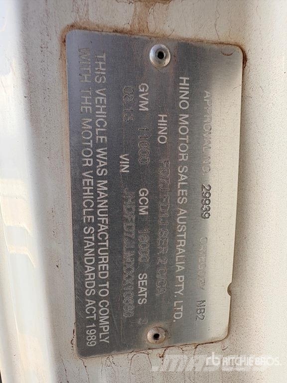 Hino FD 500 1124 4x2 Hydraulic Hose Service Truck Other trucks